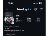 87K LIK MOTOVLOG HESABIMIZDA REKLAM